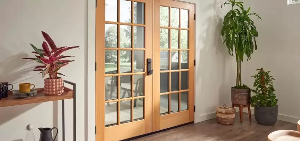 Glass Slide Kitchen Door