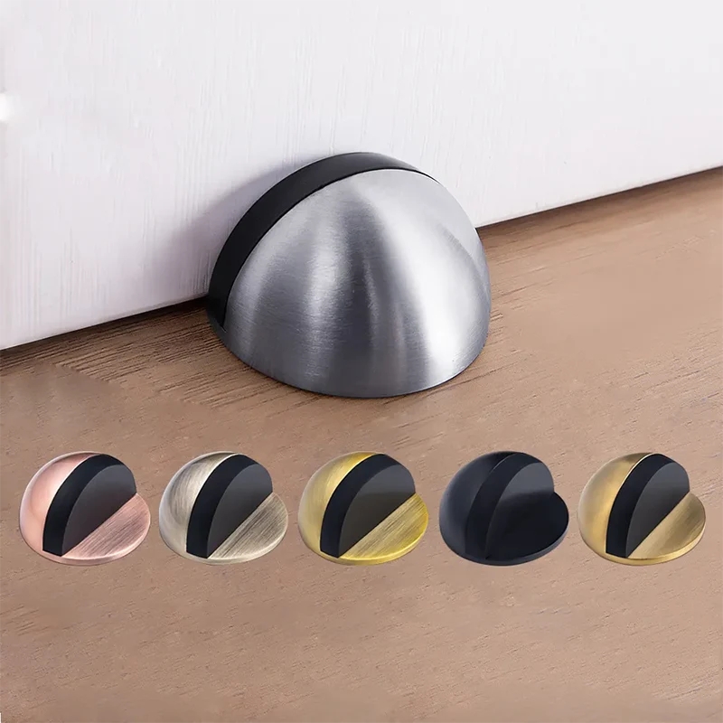 Round Half Moon Stainless Door Bumper